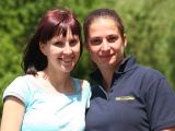 Maja Kuretić i Marija Jurak odahnule su nakon utrke ?tafeta za limače